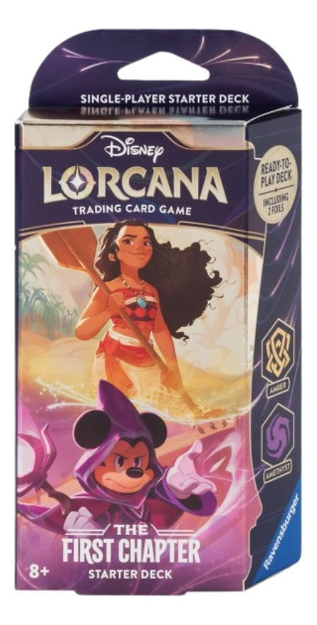 Lorcana Disney Tcg Starter Deck First Chapter Mickey & Moana The First Chapter Inglés