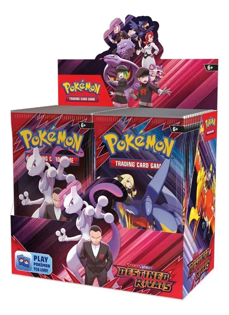 Pokémon Tcg - Booster Box Display - Destined Rivals Ingles Destined Rivals Inglés
