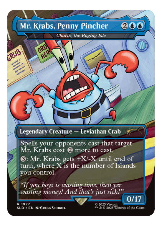 Mtg: Secret Lair - Bob Esponja - Legends Of Bikini Bottom - Inglés