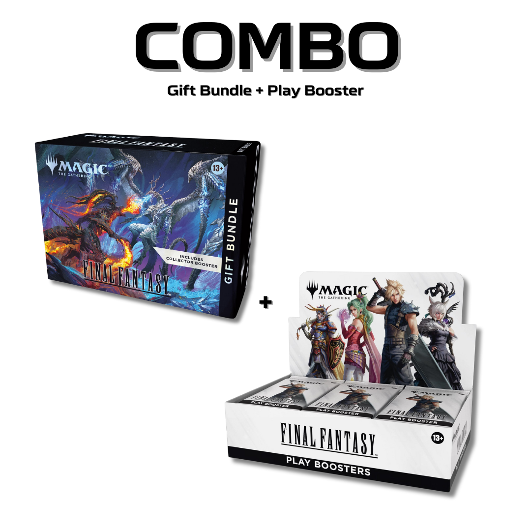 (COMBO) Magic The Gathering - Final Fantasy Play Boosters + GIFT Bundle