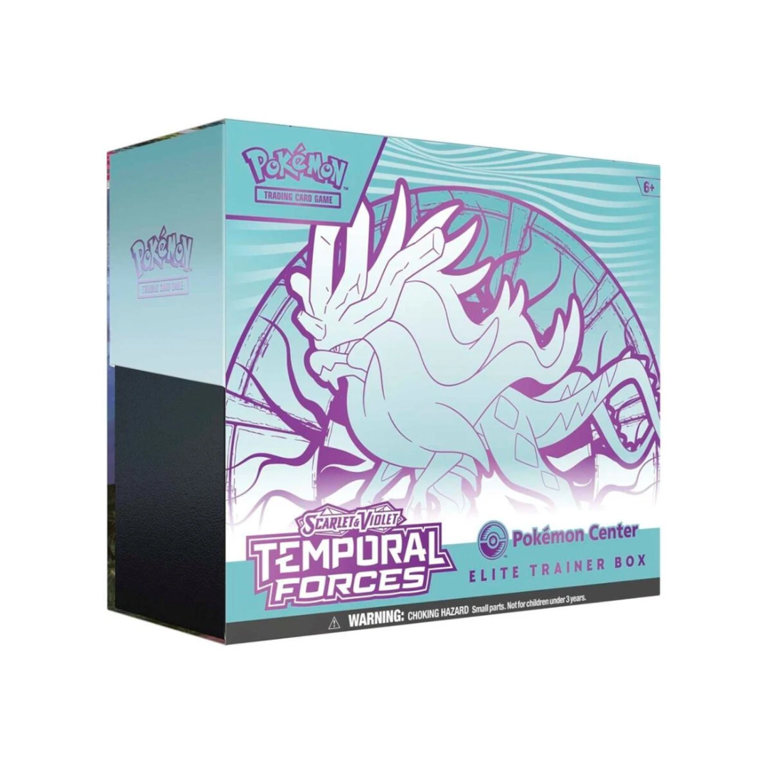 Pokemon Center TCG - Temporal Forces - Walking Wake - Elite Trainer Box Etb - Inglés