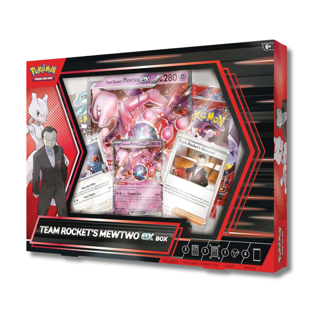 Pokemon TCG Team Rocket's Mewtwo Ex Box Español