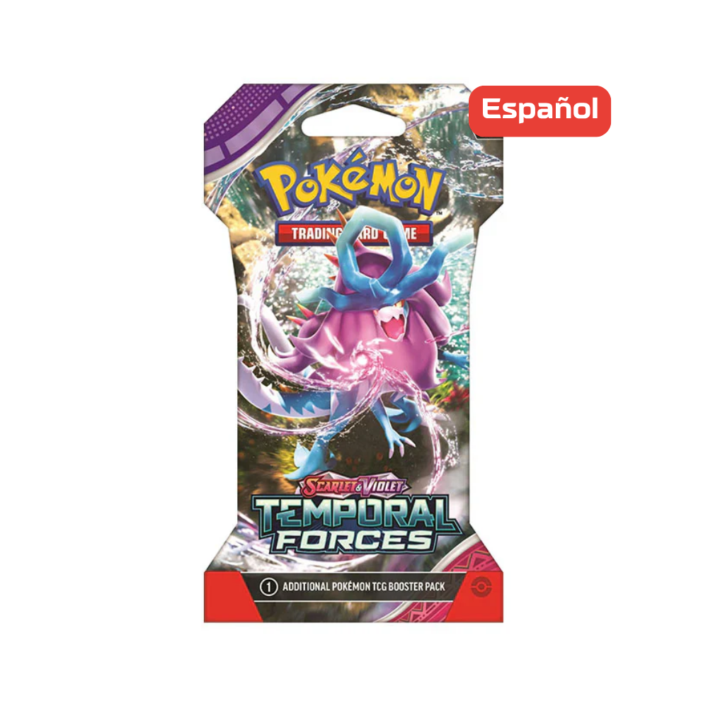Pokémon TCG - Temporal Forces - Sleeved Booster - Español