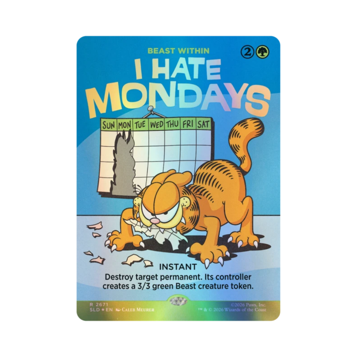 (PREVENTA) MTG Secret Lair - The Cats Are the Best - Motivationally Challenged - Foil