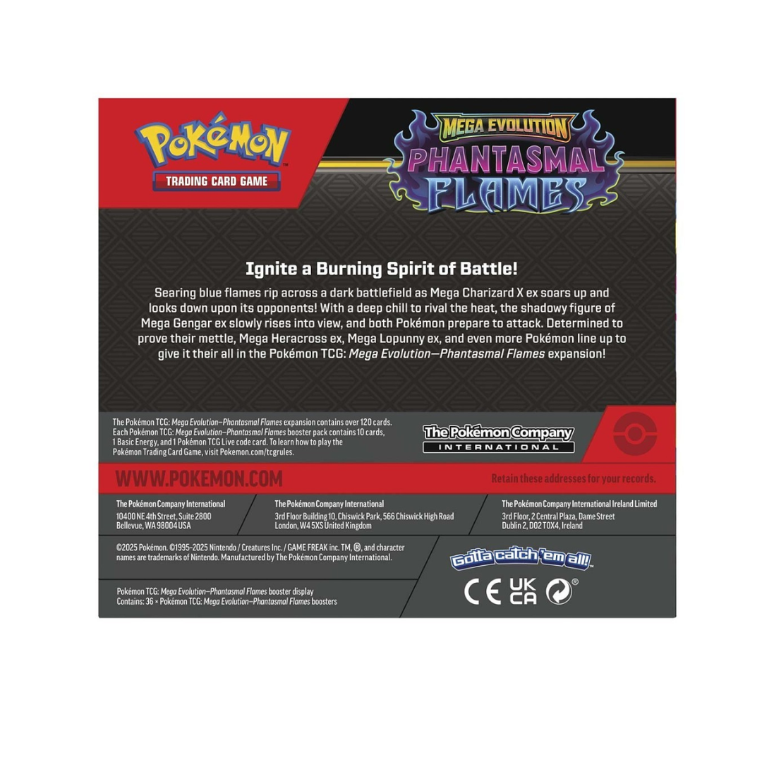 Pokémon TCG - Phantasmal Flames - Booster Display