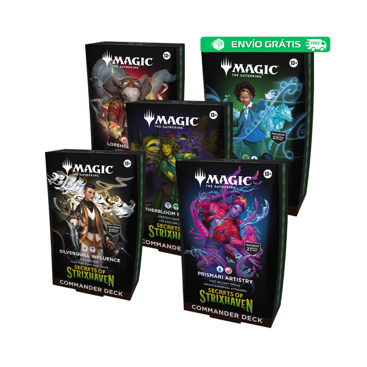 Magic The Gathering: Secrets of Strixhaven - Commander Deck Set - Inglés