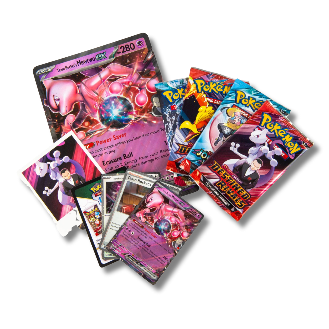 Pokemon TCG Team Rocket's Mewtwo Ex Box Español