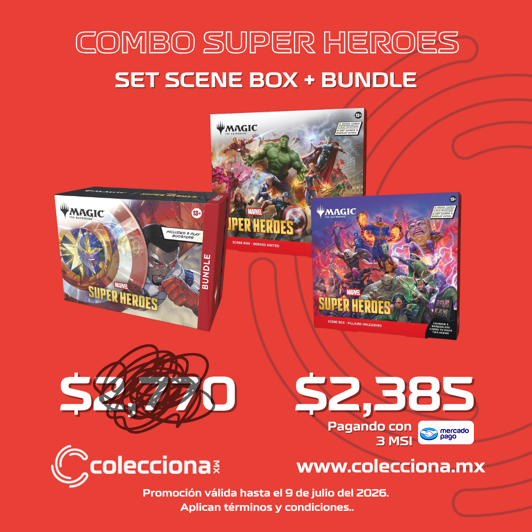 COMBO MTG Marvel Super Heroes - Set Scene Box - Bundle