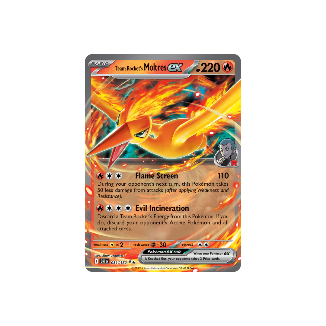 (PREVENTA) Pokémon TCG: Team Rockets´s Moltres ex - Ultra Premium Collection - Ingles (APARTADO - LEER DESCRIPCION)