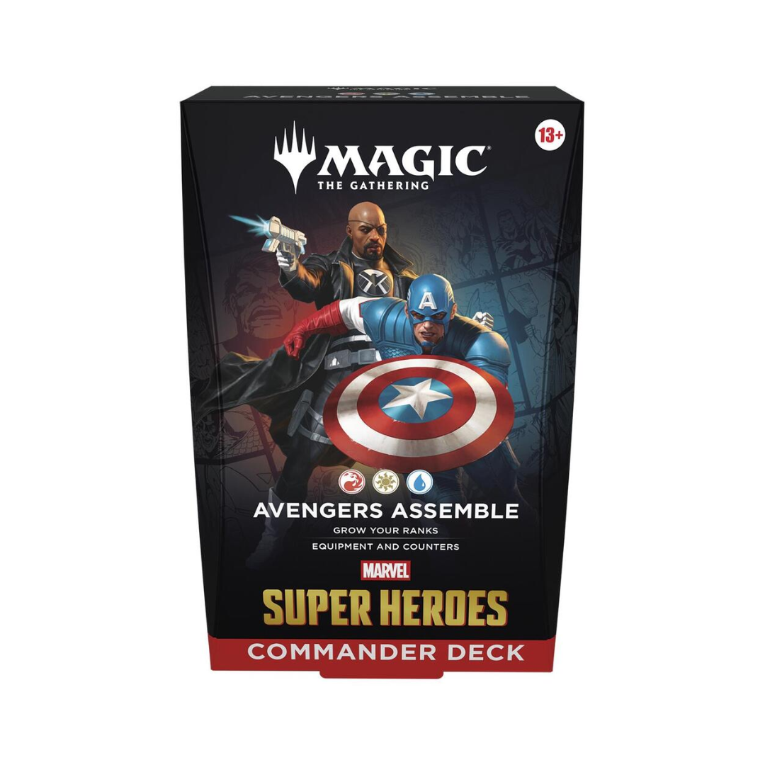 (APARTADO) Magic The Gathering: Marvel Super Heroes - Commander Deck Set - Inglés (LEER DESCRIPCION)