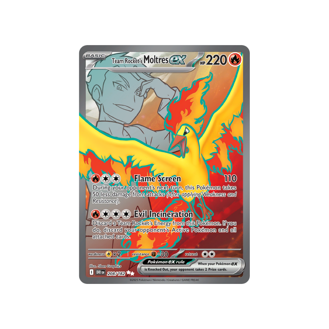 (PREVENTA) Pokémon TCG: Team Rockets´s Moltres ex - Ultra Premium Collection - Ingles (APARTADO - LEER DESCRIPCION)