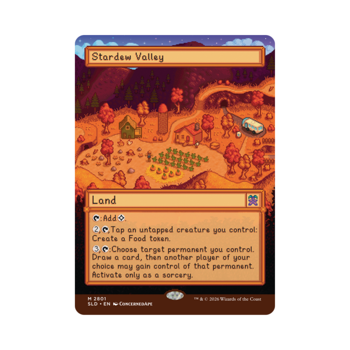 MTG Secret Lair - Stardew Valley - Welcome to Stardew Valley