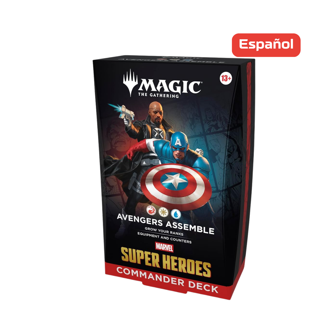 (APARTADO) Magic The Gathering: Marvel Super Heroes - Commander Deck Set - Español (LEER DESCRIPCION)