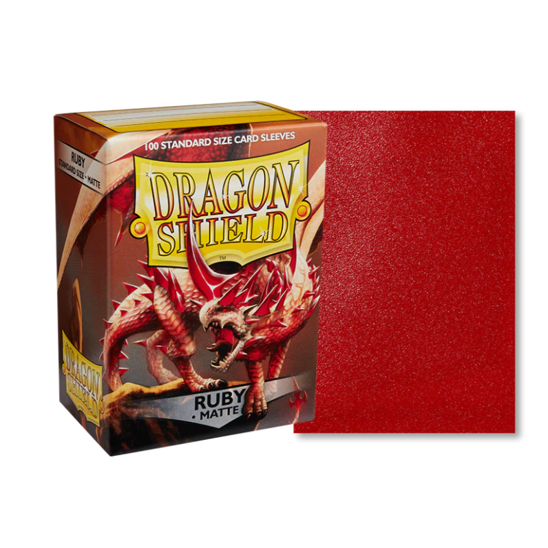 Mica Standard Matte - Dragon Shield - Ruby
