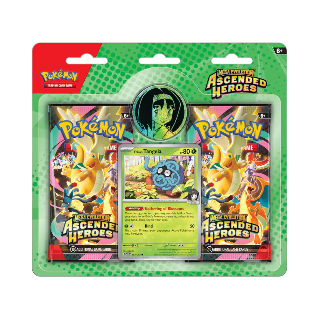 Pokémon TCG - Ascended Heroes - 2 Pack Collection PAR (Larry & Erika)