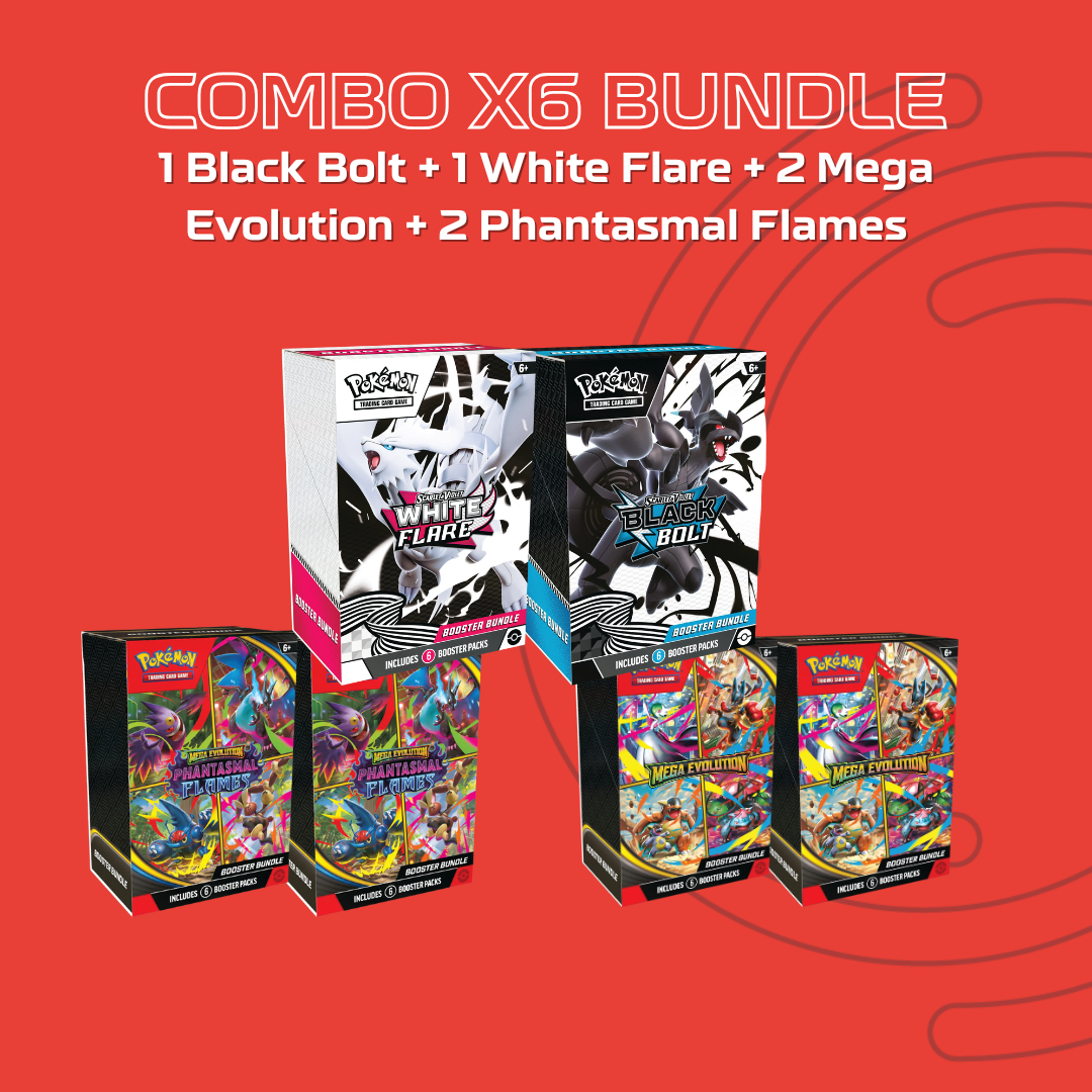 COMBO Pokémon TCG Bundles (x6 bundles variadas)