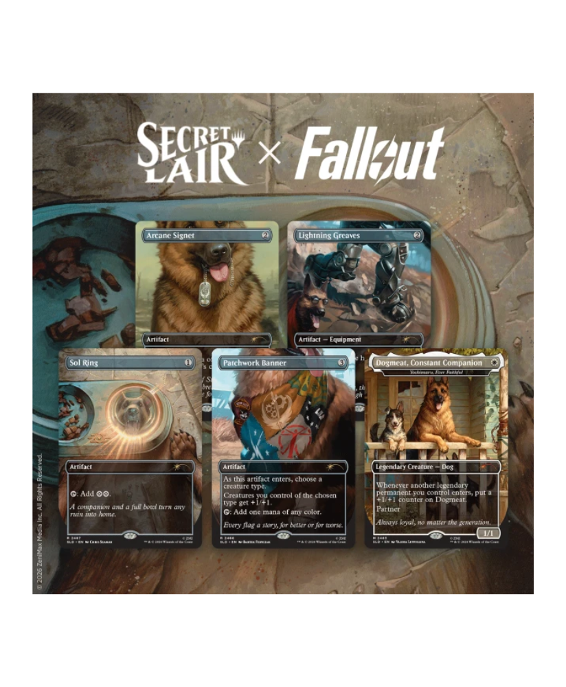 MTG Secret Lair - Fallout: Greet the Dog