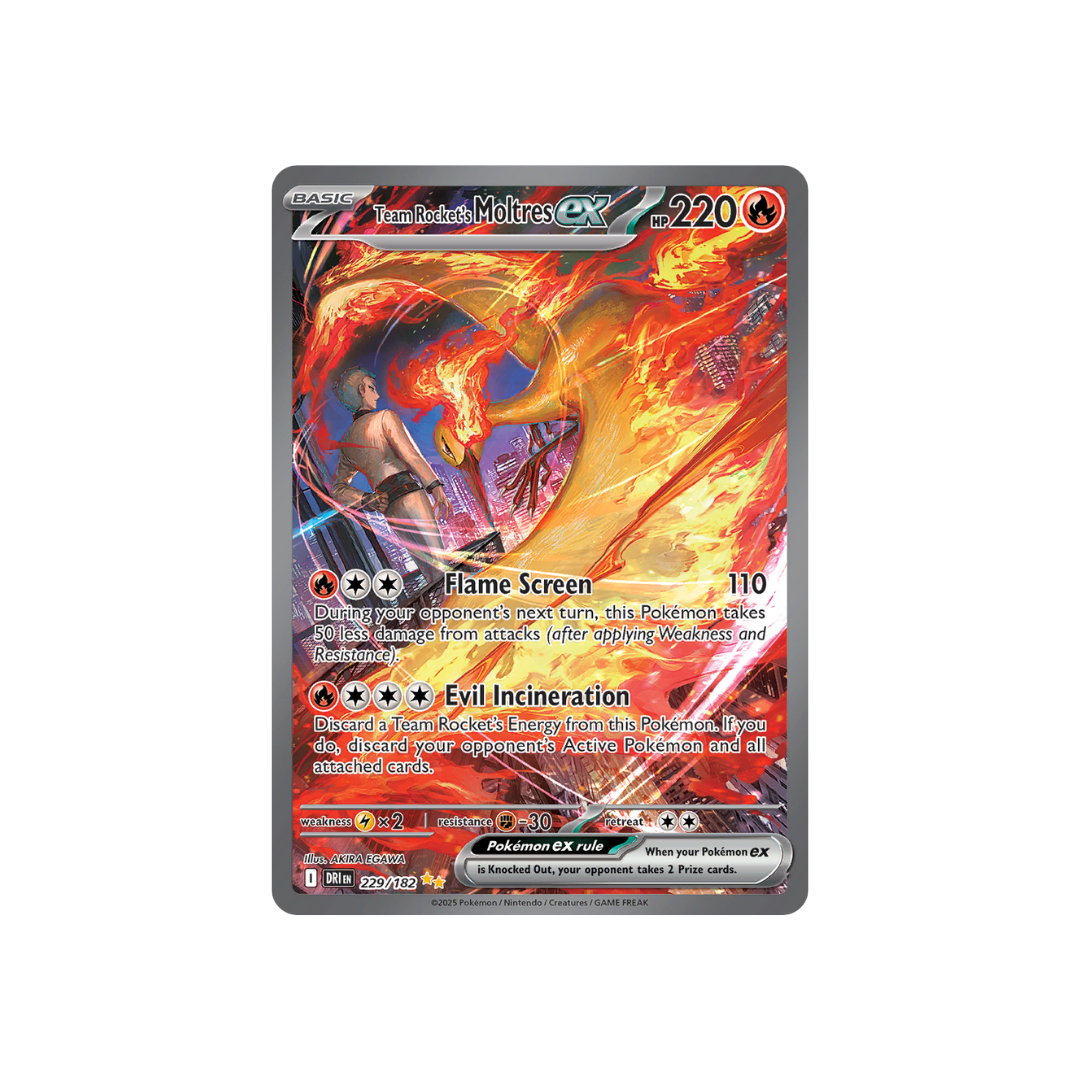 (MAYOREO) x12 Pokémon TCG: Team Rockets´s Moltres ex - Ultra Premium Collection