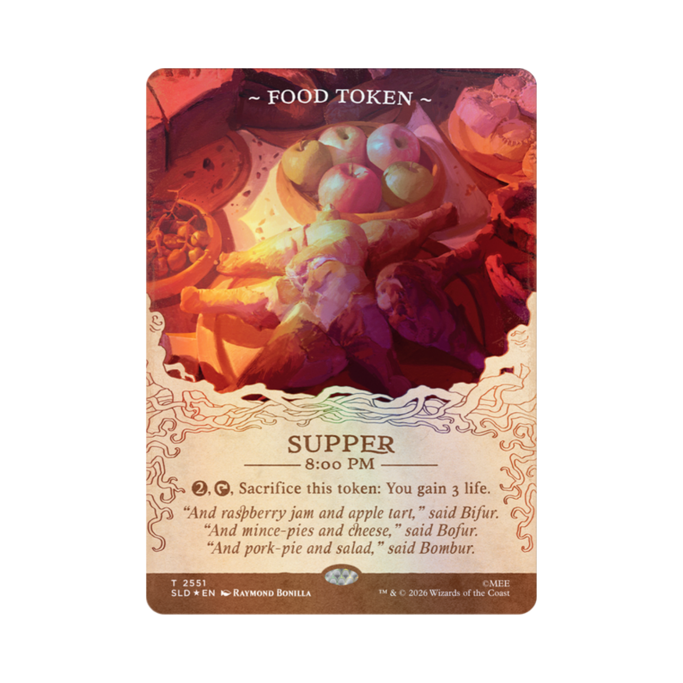 (PREVENTA) MTG Secret Lair - The Hobbit - Second Breakfast and Beyond - Foil (LEER DESCRIPCIÓN)