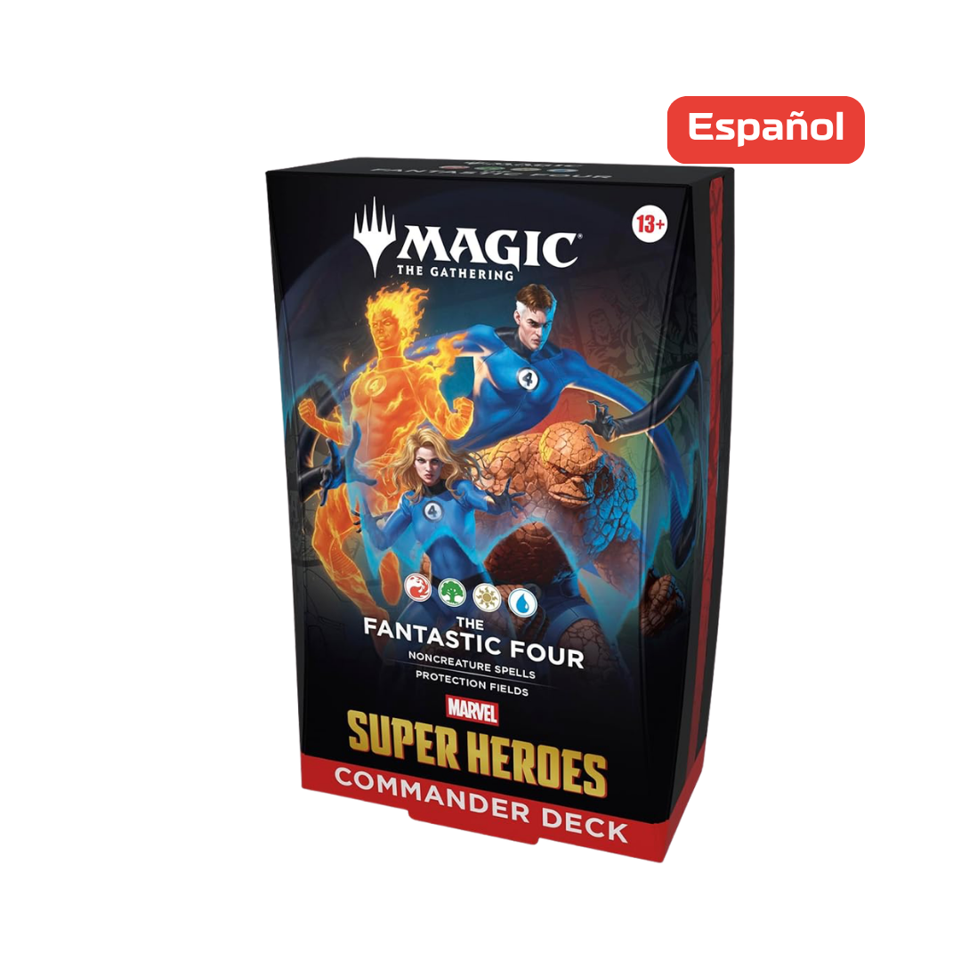 (APARTADO) Magic The Gathering: Marvel Super Heroes - The Fantastic Four - Commander Deck - Español (LEER DESCRIPCION)