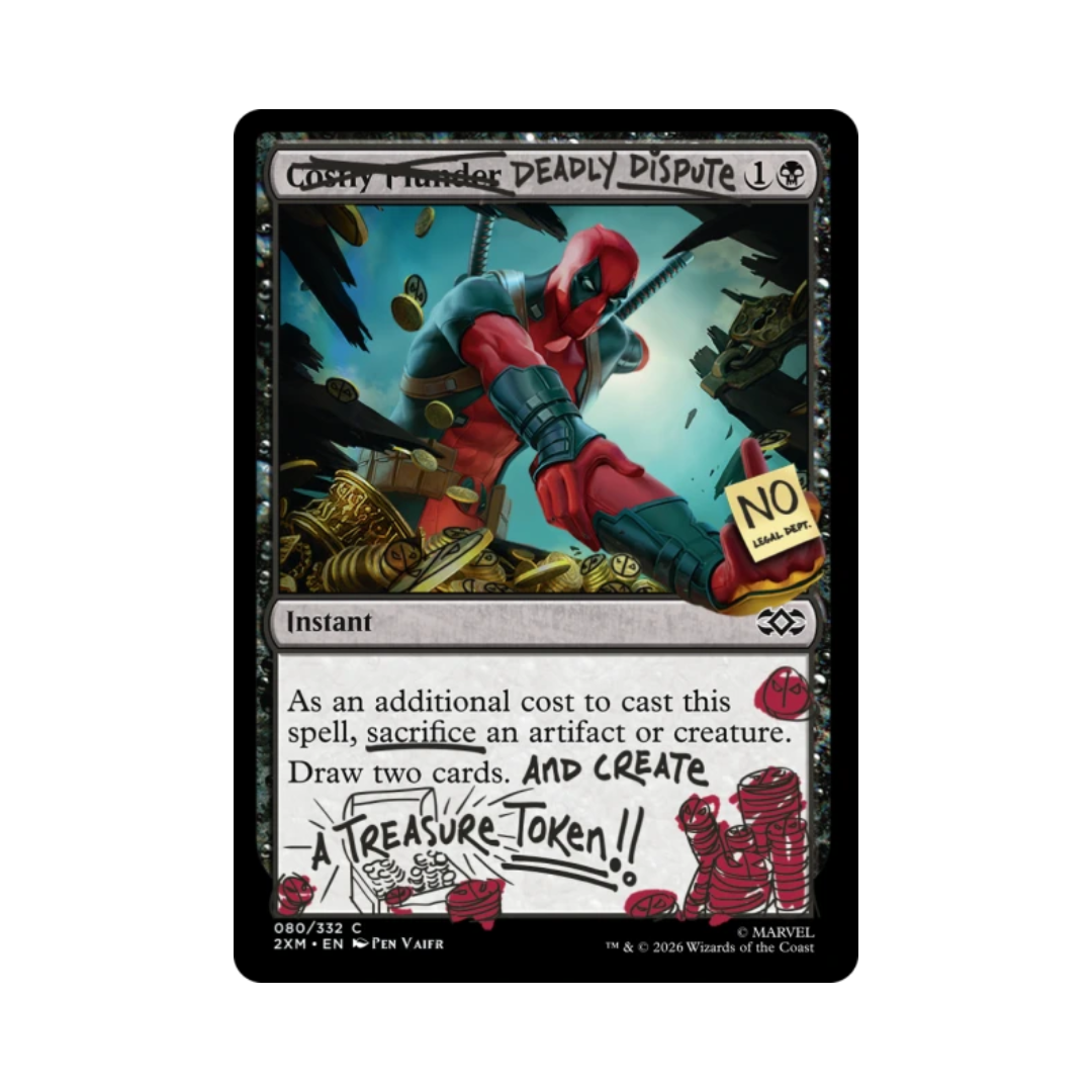 MTG Secret Lair - Marvel's Deadpool: I Fixed It (You're Welcome)