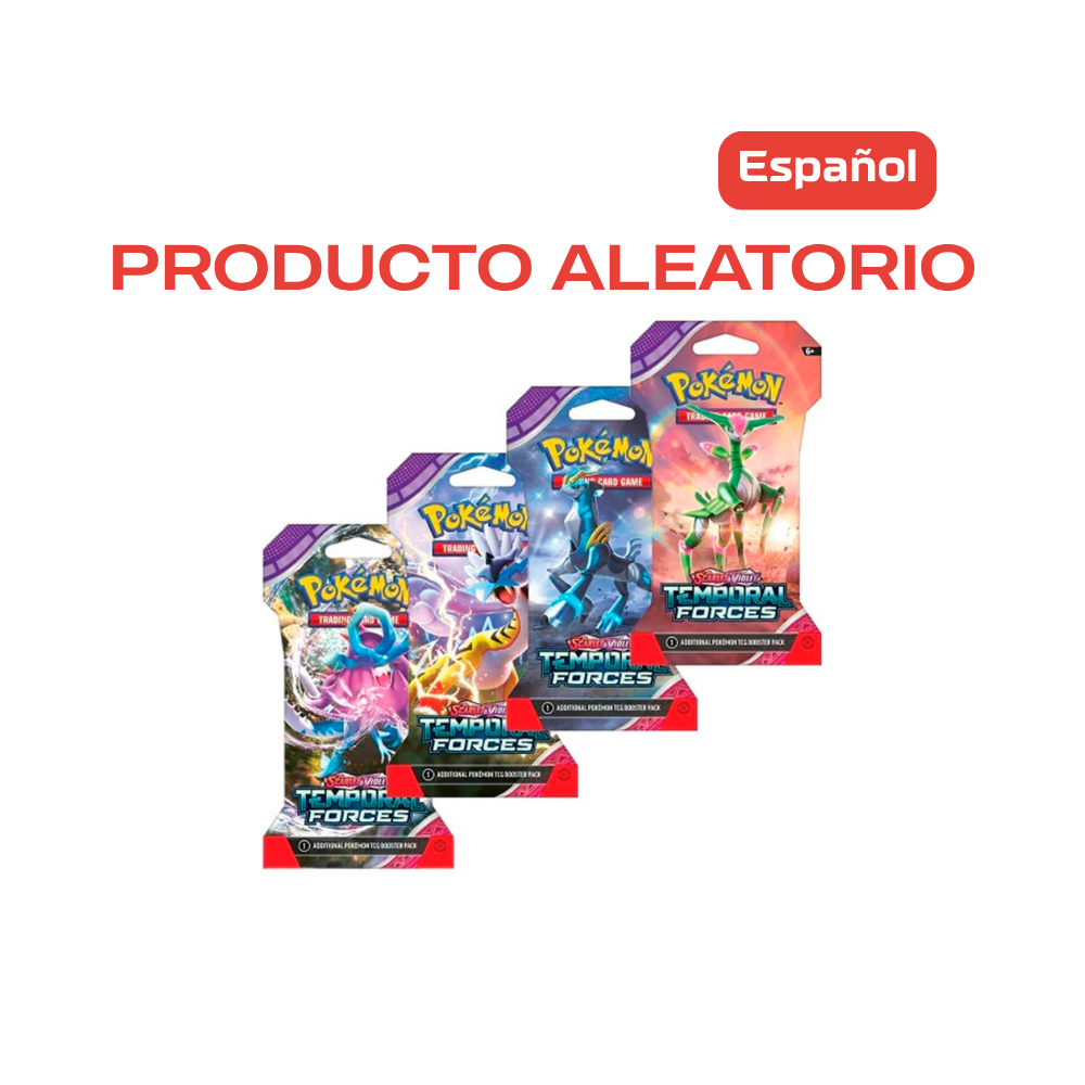 Pokémon TCG - Temporal Forces - Sleeved Booster - Español