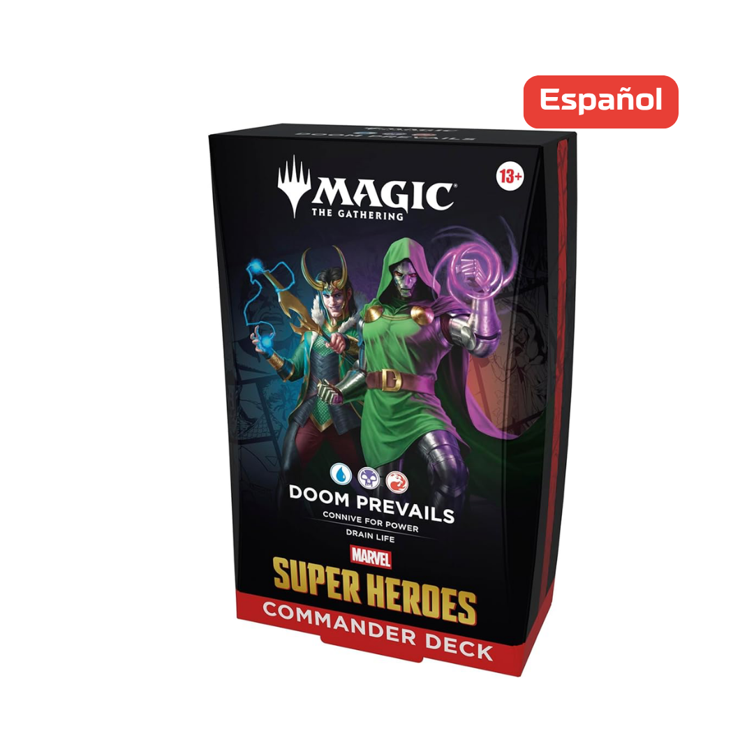 (APARTADO) Magic The Gathering: Marvel Super Heroes - Commander Deck Set - Español (LEER DESCRIPCION)