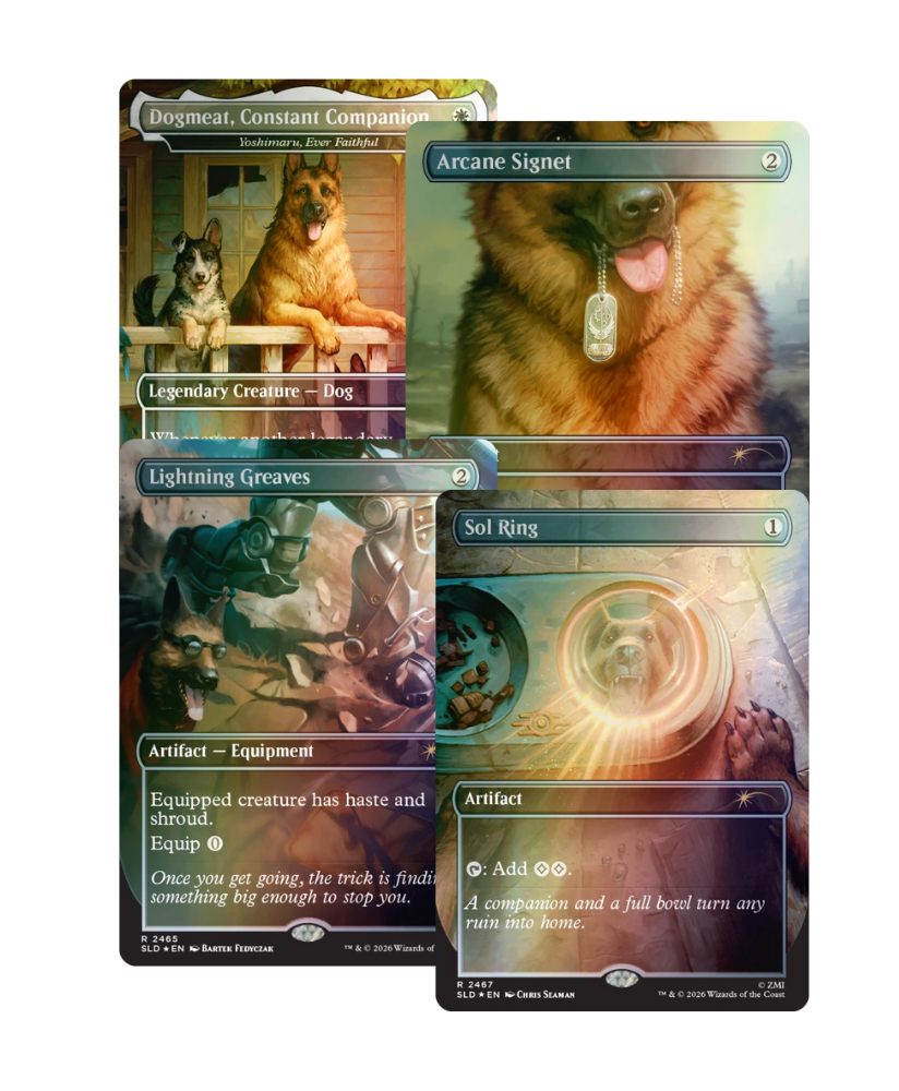 (VENTA ANTICIPADA) MTG Secret Lair - Fallout: Greet the Dog - Foil