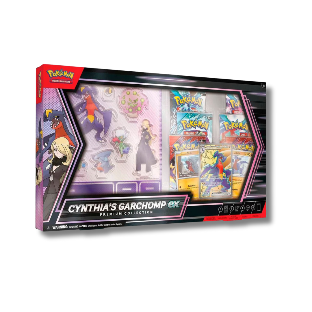 Pokemon TCG Cynthia's Garchomp Ex Premium Collection Ingles