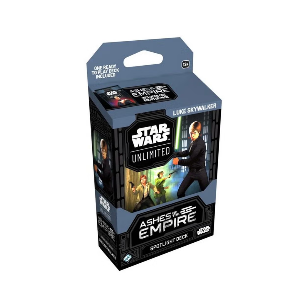 (APARTADO) Star Wars Unlimited - Ashes Of The Empire - Deck - Luke Skywalker - Inglés (LEER DESCRIPCIÓN)