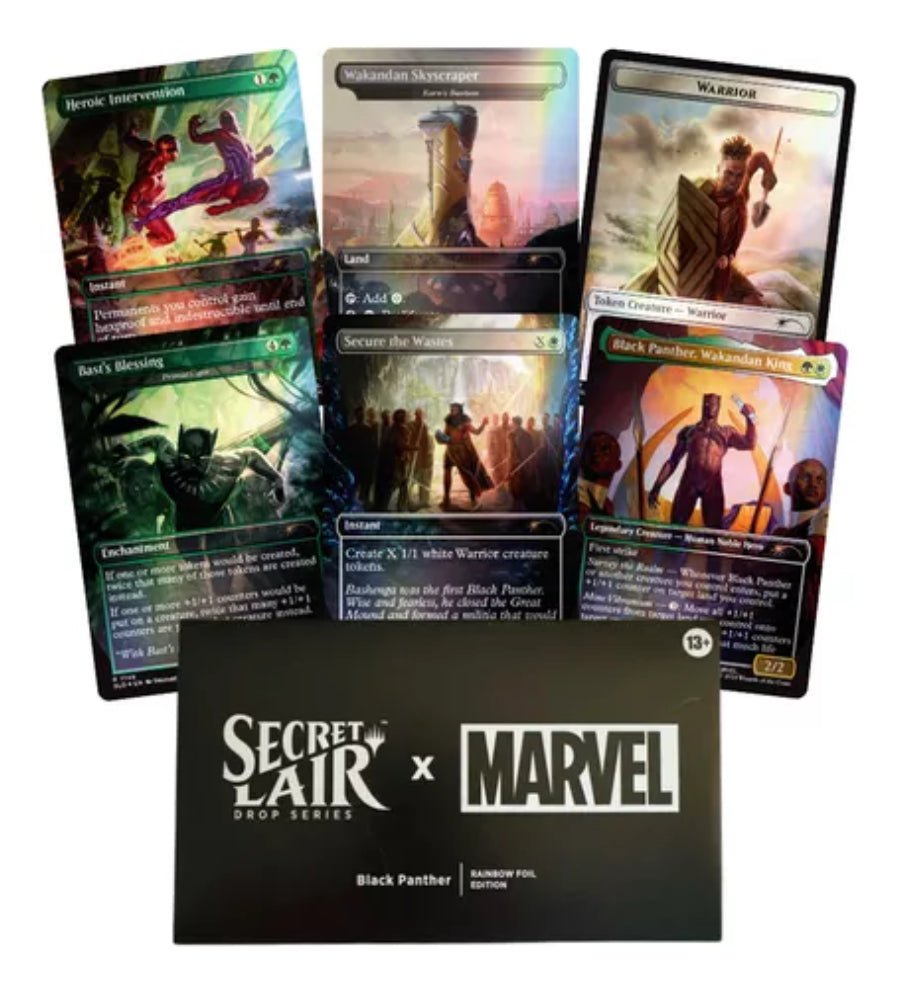 Mtg: Secret Lair Marvel - Black Panther [foil]