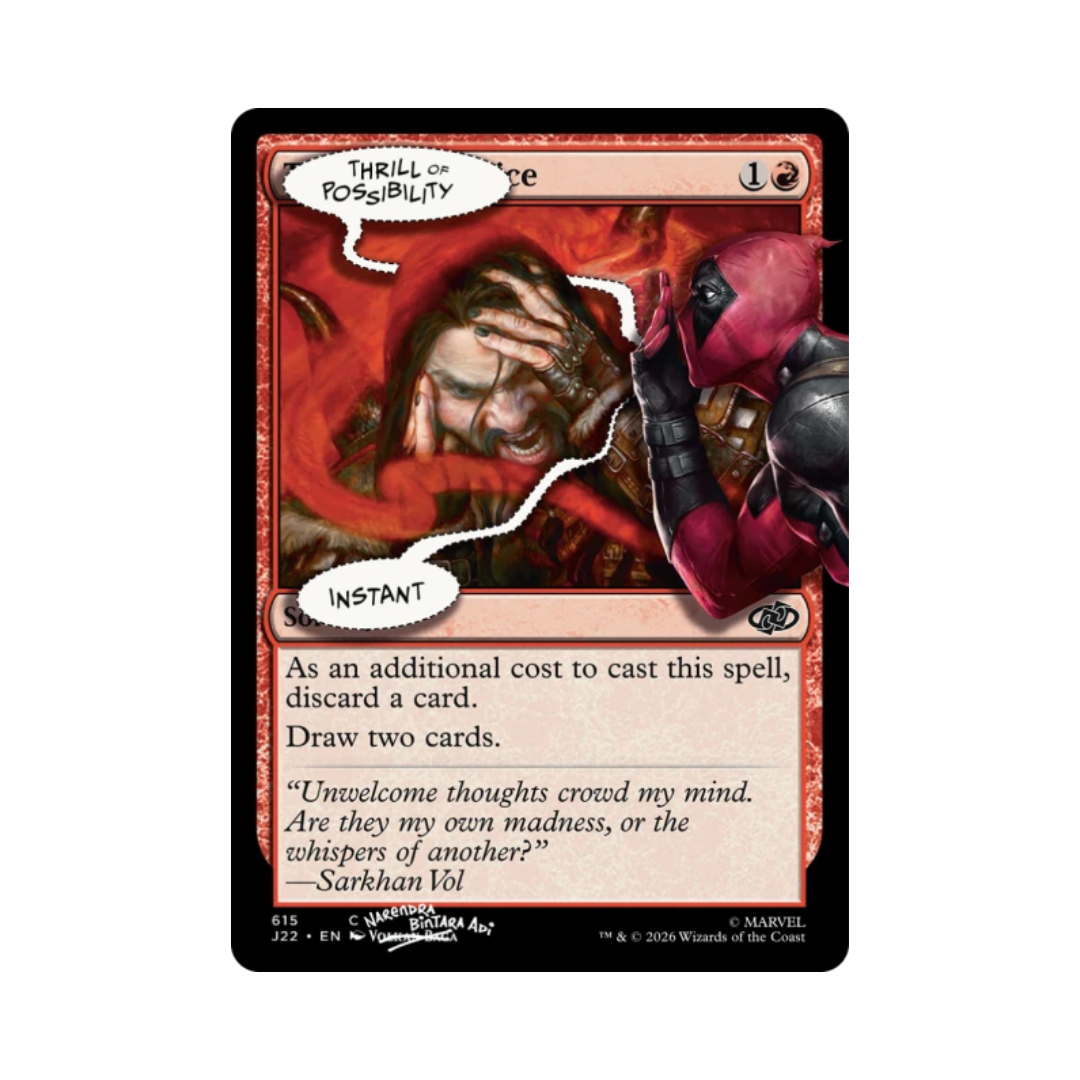 MTG Secret Lair - Marvel's Deadpool: I Fixed It (You're Welcome)