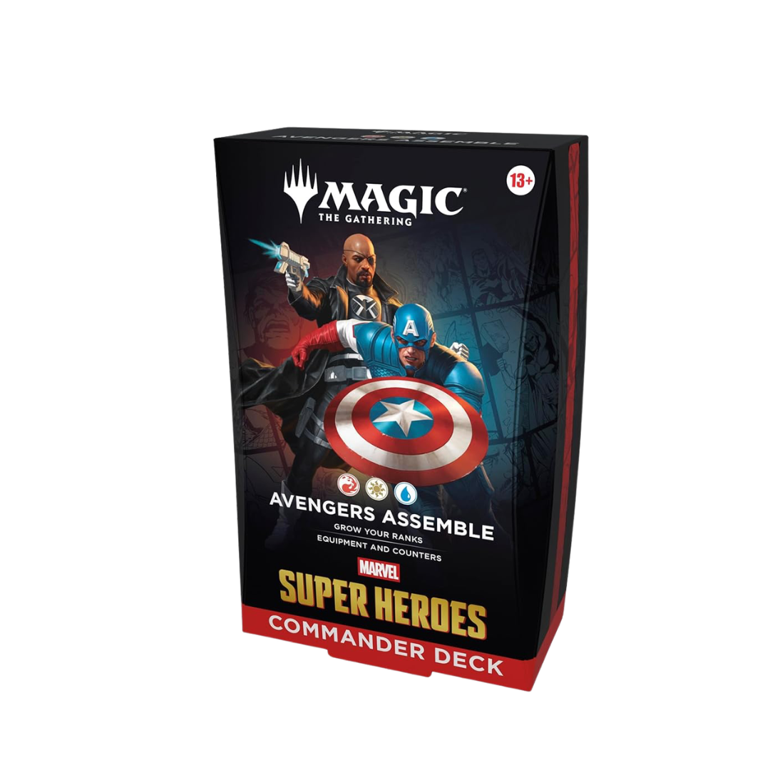 (APARTADO) Magic The Gathering: Marvel Super Heroes - Avengers Assemble - Commander Deck - Inglés (LEER DESCRIPCION)