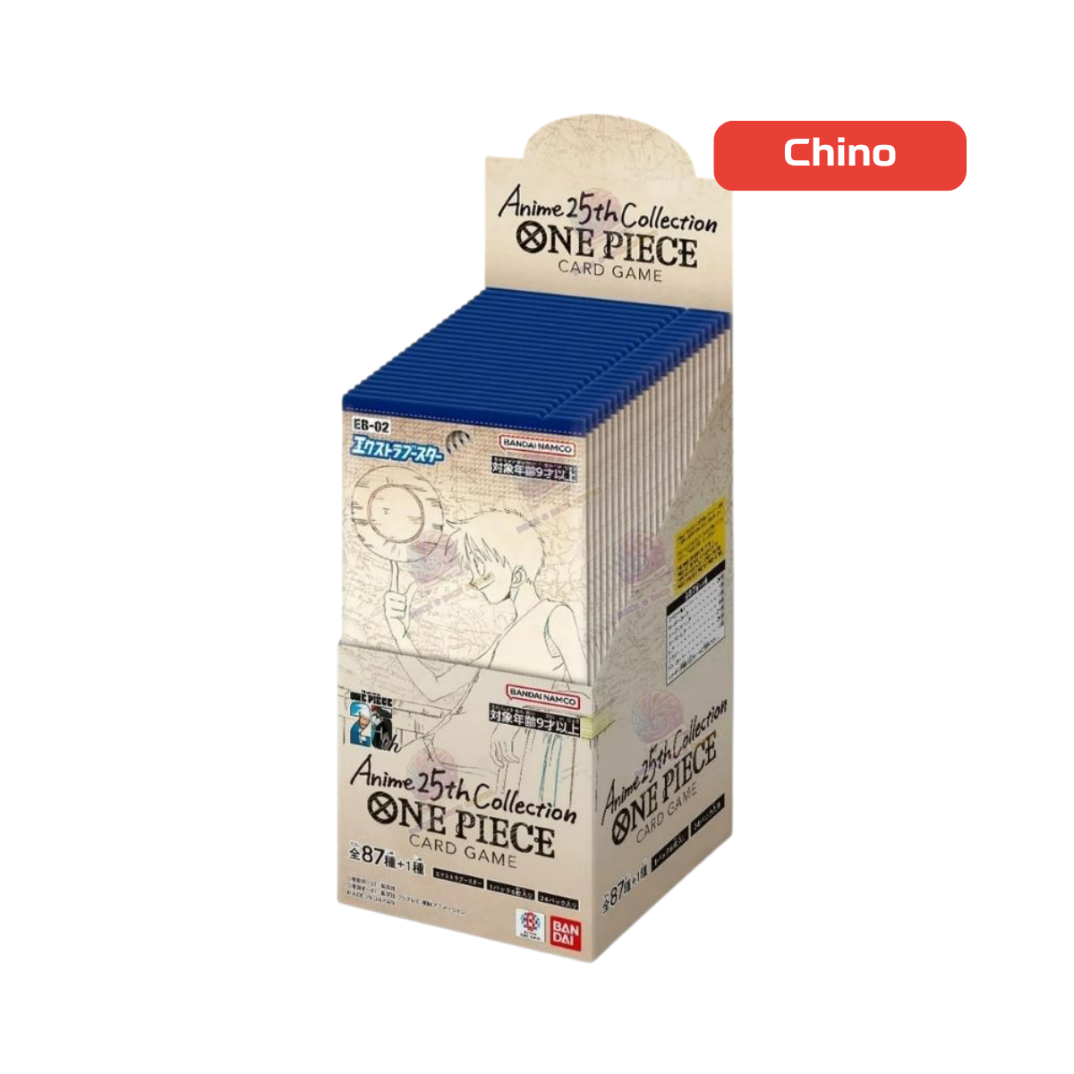 One Piece TCG - Anime 25th Collection (EB02) - Extra Booster Box - Chino