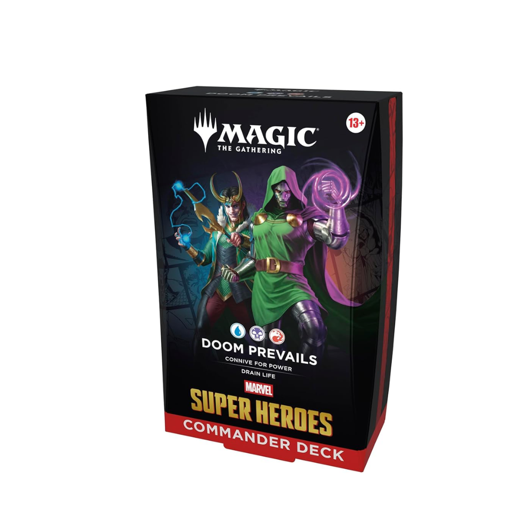 (PREVENTA) Magic The Gathering: Marvel Super Heroes - Doom Prevails - Commander Deck - Inglés (LEER DESCRIPCION - FASE 2)