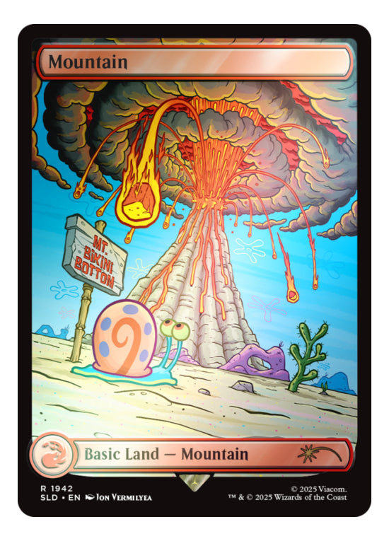 Mtg: Secret Lair - Bob Esponja - Lands Under The Sea Inglés