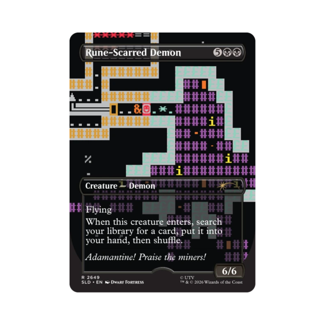 (PREVENTA) MTG Secret Lair - Dwarf Fortress - Create New World