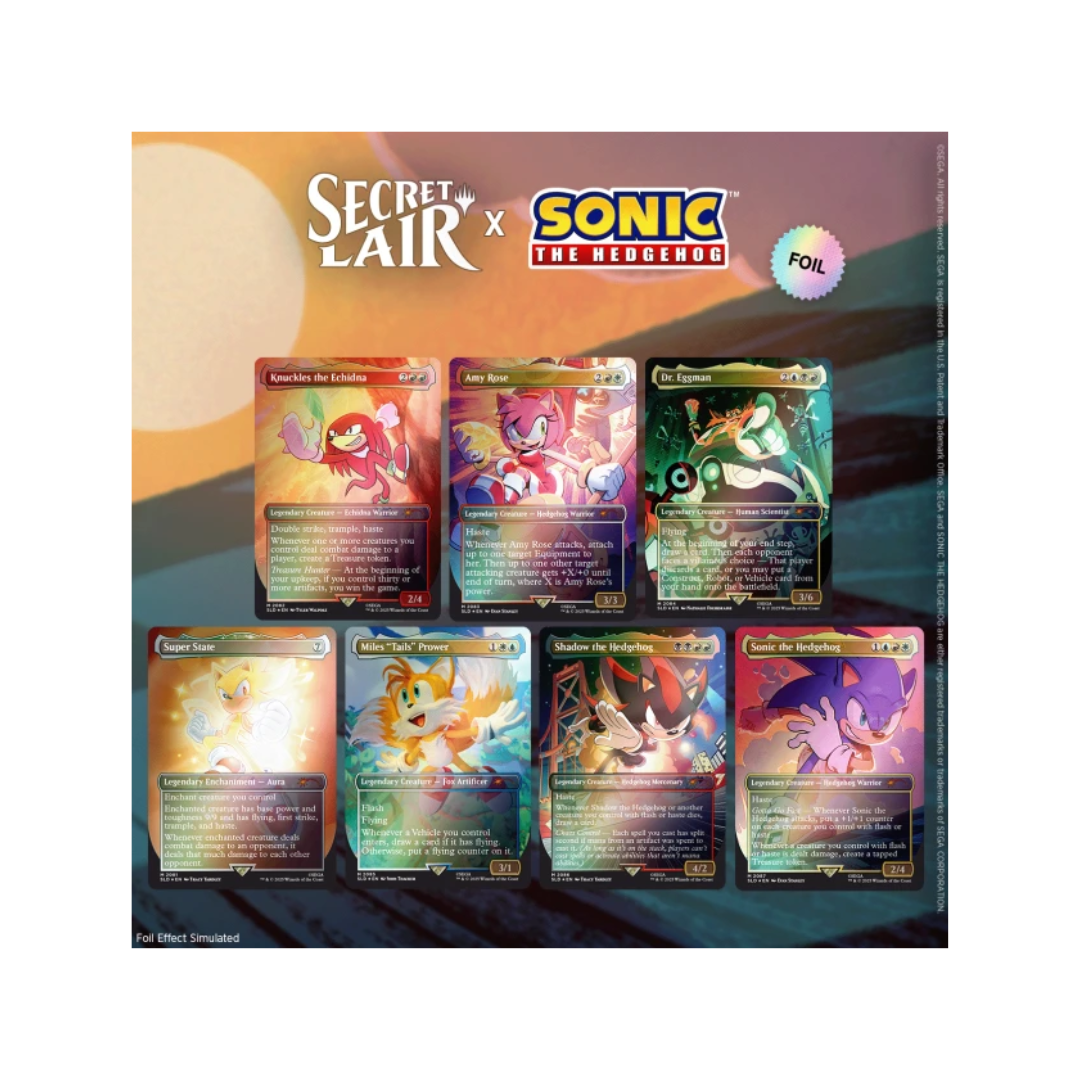 カオスエメラルド入り Sonic: Friends & Foes Foil Secret Lair x カオスエメラルド入り Sonic: Friends & Foes Foil Secret Lair x