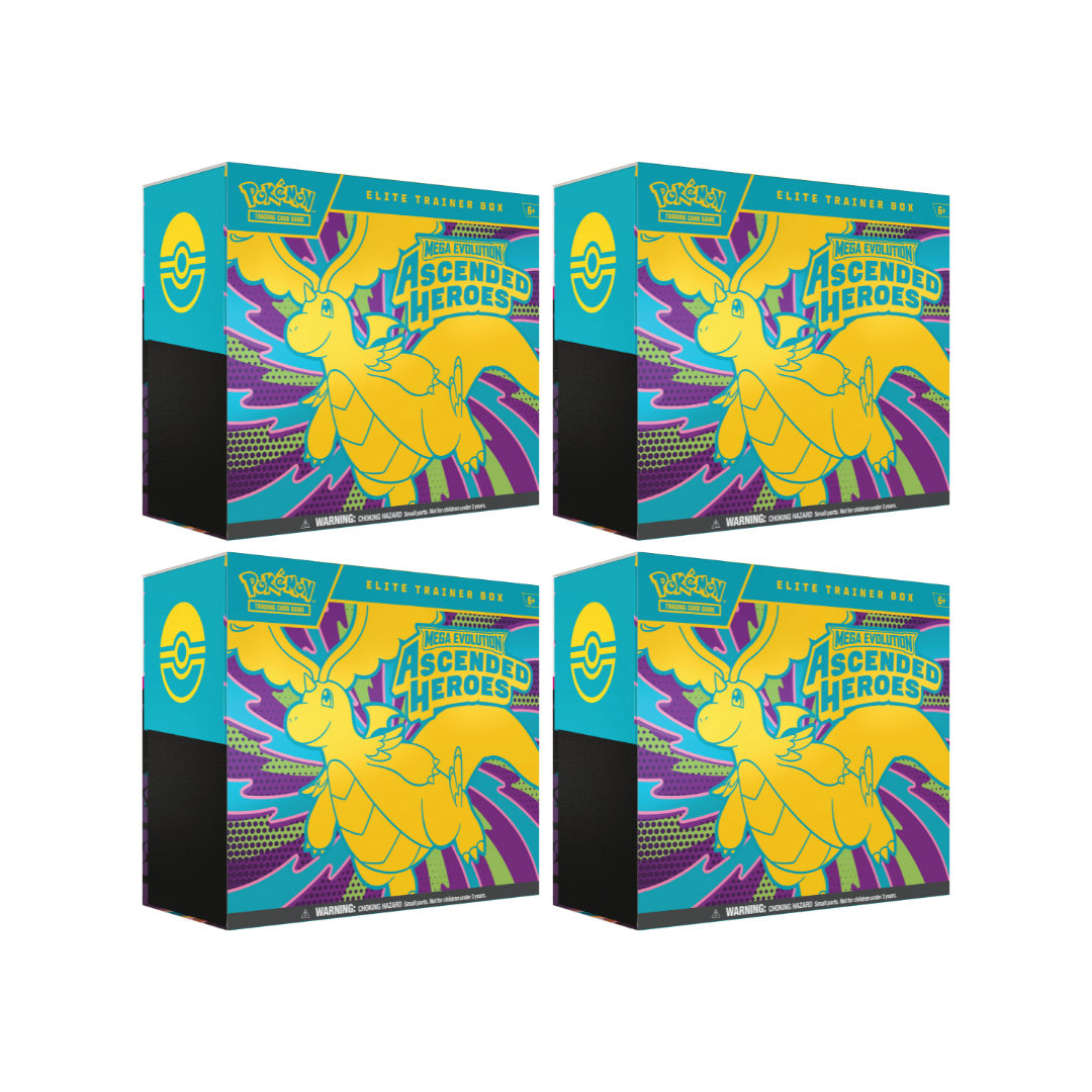 (VENTA ANTICIPADA) Combo 4 ETB Pokémon TCG - Ascended Heroes - Elite Trainer Box (LEER DESCRIPCION)