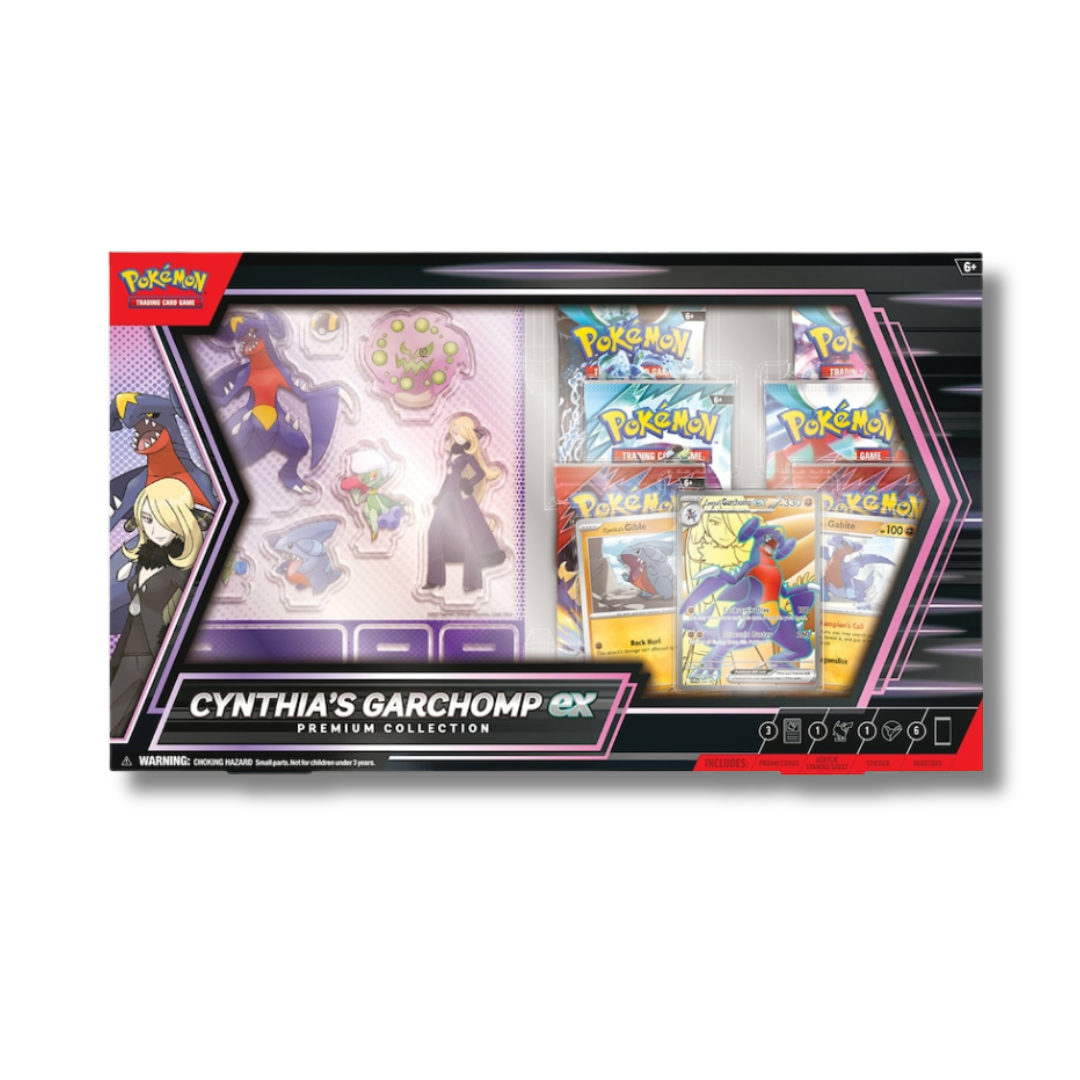 Pokemon TCG Cynthia's Garchomp Ex Premium Collection Ingles