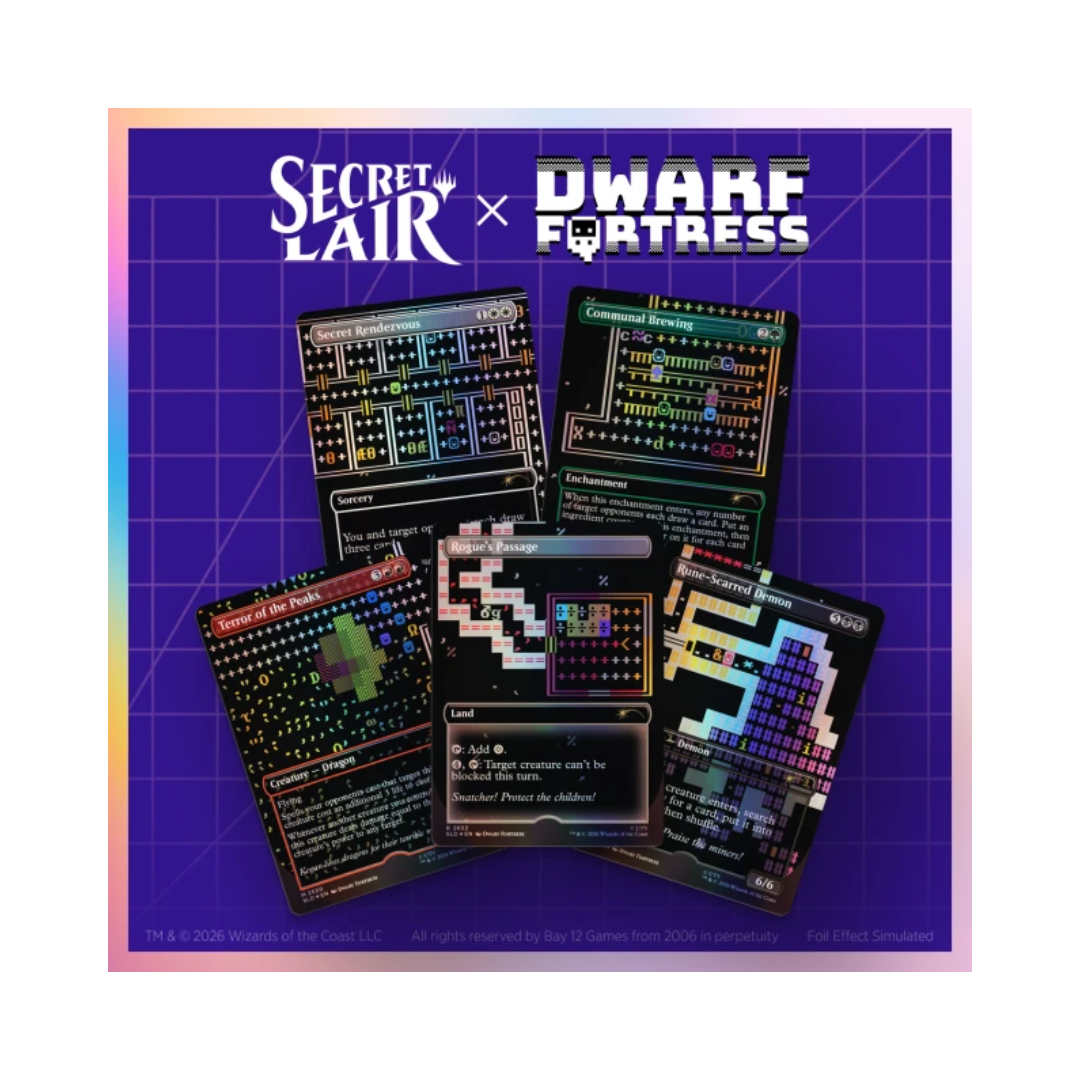 (PREVENTA) MTG Secret Lair - Dwarf Fortress - Create New World - Foil