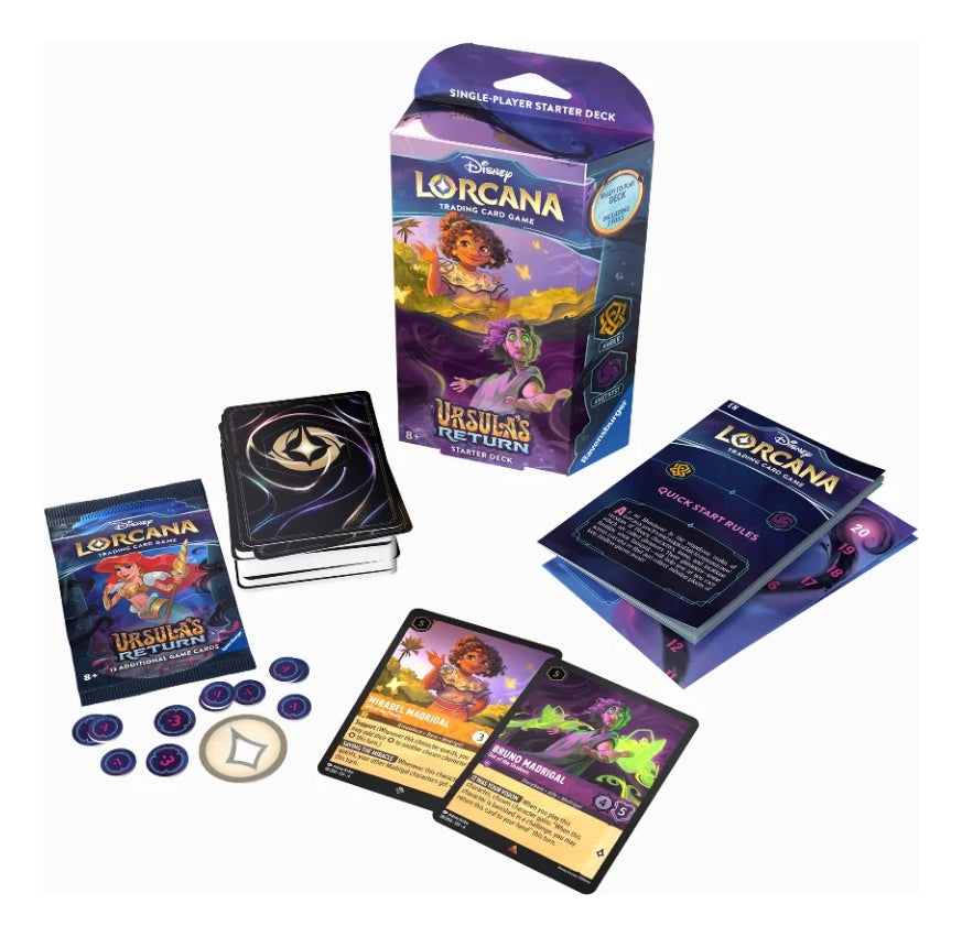 Lorcana Disney Tcg Starter Deck Ursula Returns Bruno Maribel Ursulas Returns Inglés