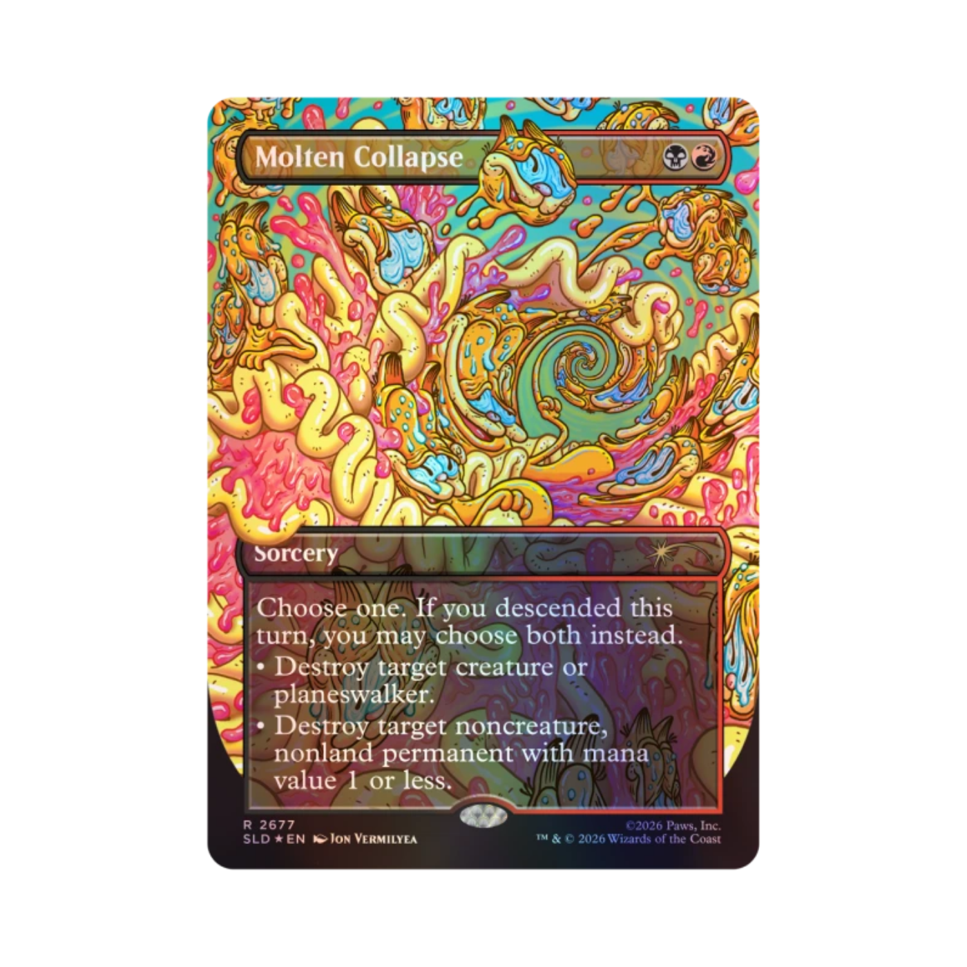(PREVENTA) MTG Secret Lair - The Cats Are the Best - Our Only Thought is to Entertain You - Foil