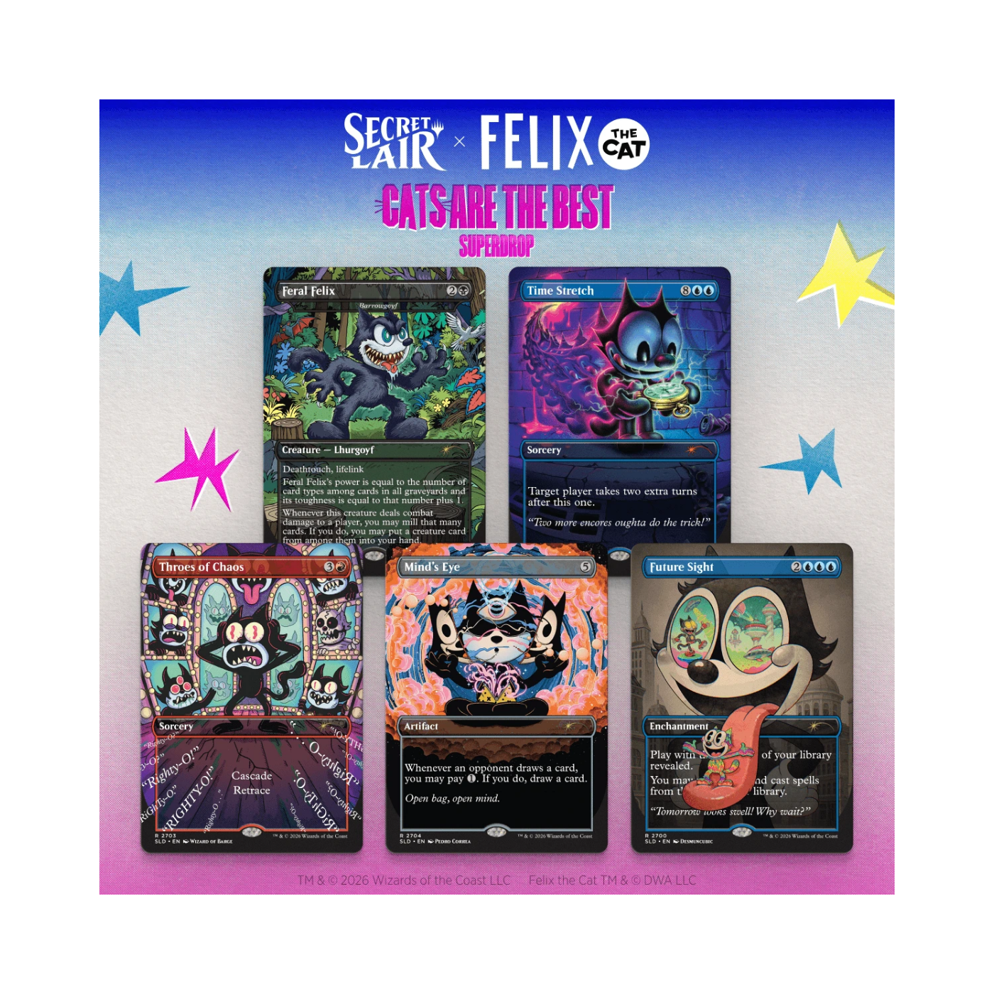 (PREVENTA) MTG Secret Lair - The Cats Are the Best - Magic Bag of Tricks