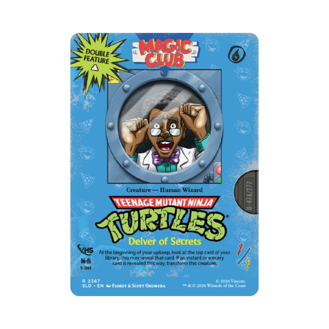 (PREVENTA) MTG Secret Lair - Teenage Mutant Ninja Turtles: VHS Villains