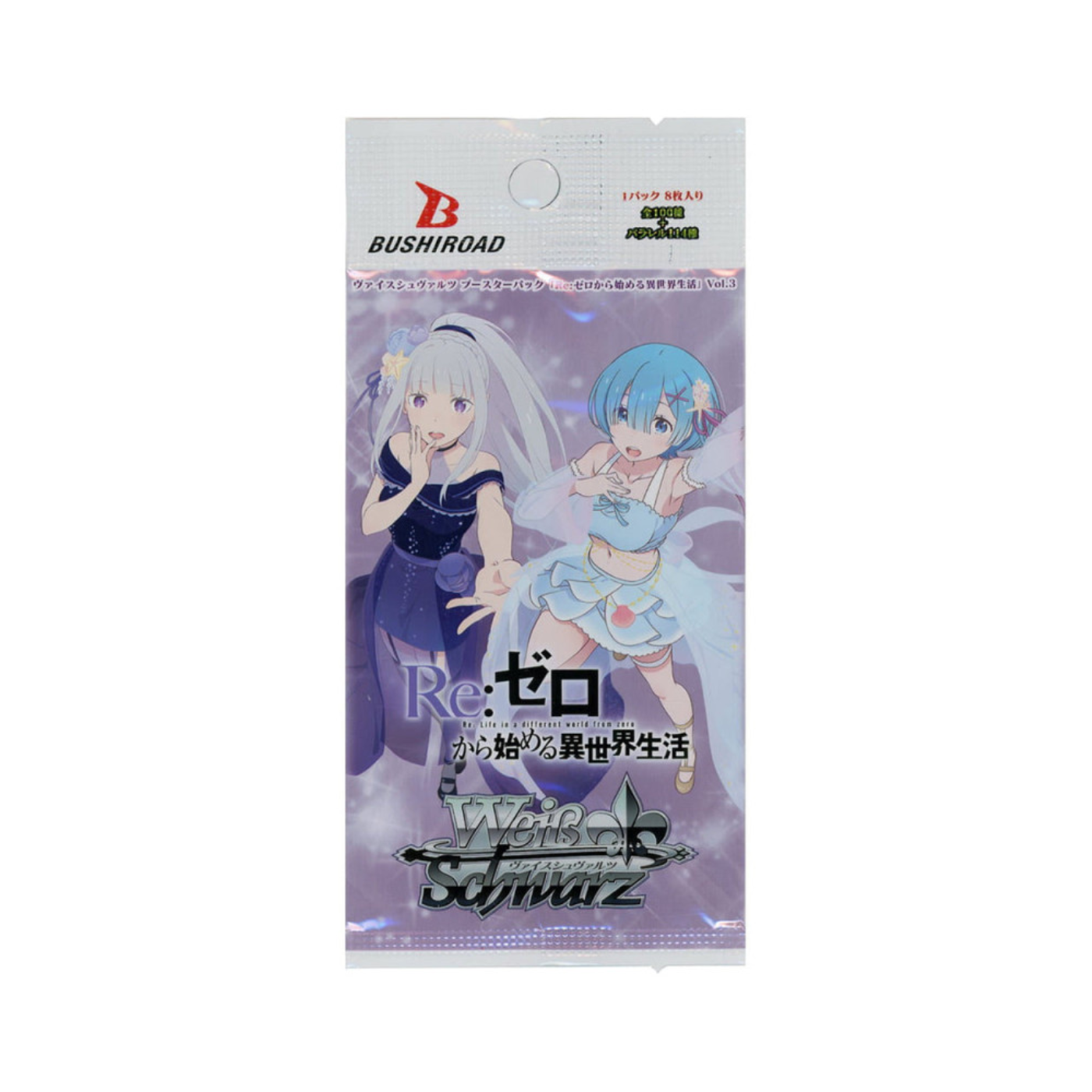 (PREVENTA) Weiss Schwarz - Re:ZERO Starting Life in Another World - Vol.3 - Booster Display (LEER DESCRIPCIÓN)