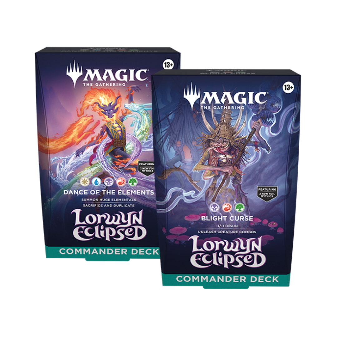 Magic The Gathering - Lorwyn Eclipsed - Par de Commander Deck - Inglés