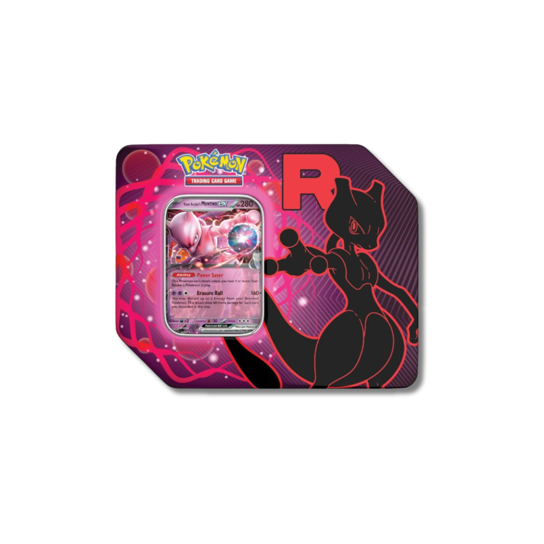 (VENTA ANTICIPADA) Pokémon TCG: Tin Team Rocket (Tercia) - Inglés (LEER DESCRIPCION)