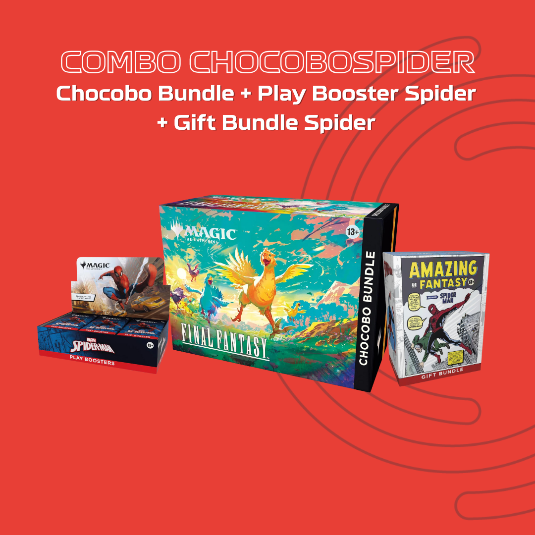 COMBO Chocobospider: Chocobo Bundle + Play Booster + Gift Bundle Spiderman