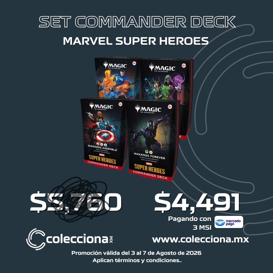 Magic The Gathering: Marvel Super Heroes - Commander Deck Set - Inglés